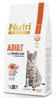 Nutri Feline Glutensiz Somonlu Düşük Tahıllı Yetişkin 10 kg Kedi Maması kullananlar yorumlar